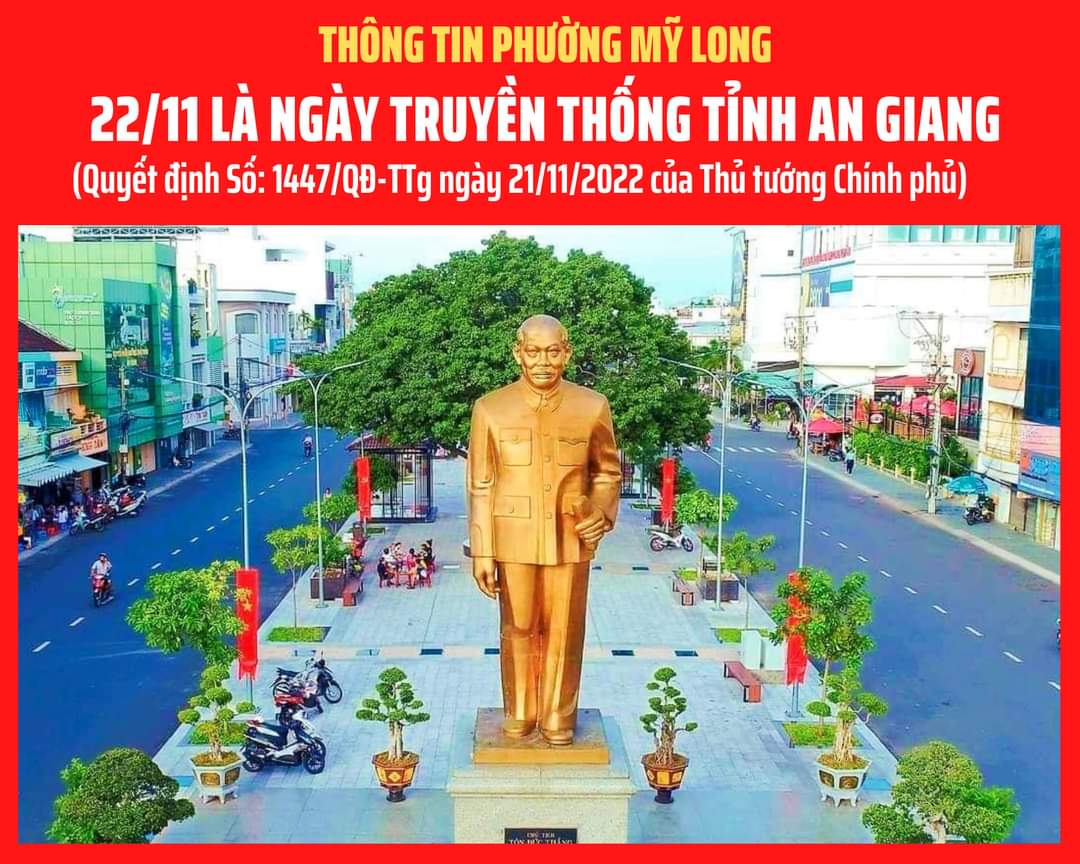 Kỷ niệm 191 năm ngày truyền thống tỉnh An Giang (22/11/1832 -22/11/2023)