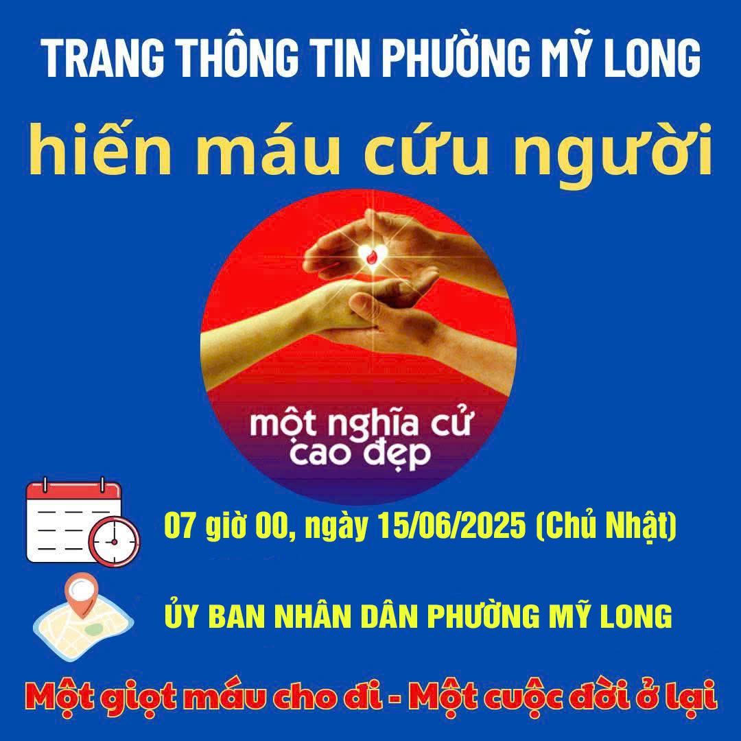 Nguồn: UBND phường Mỹ Long
