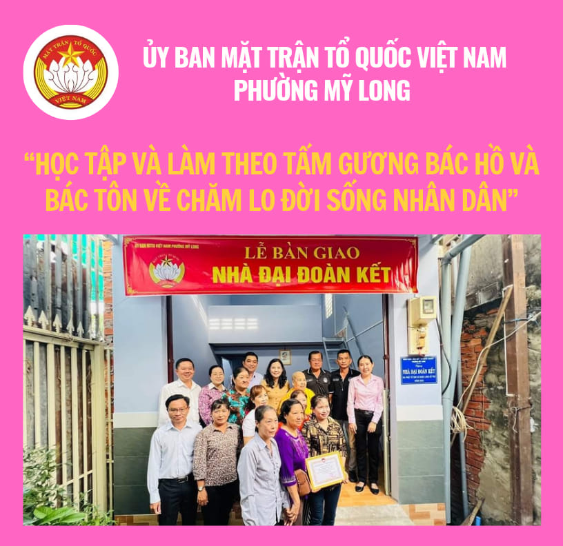 Nguồn: UBMTTQ Việt Nam phường Mỹ Long