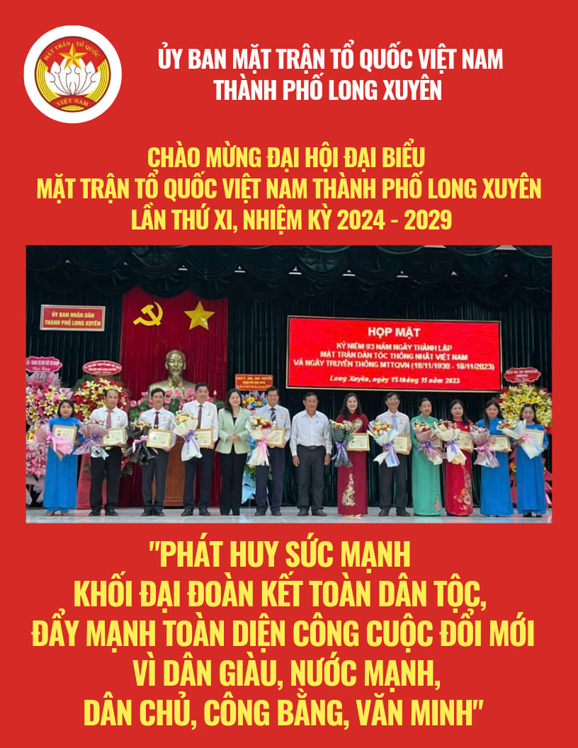 Nguồn: UBMTT Việt Nam phường Mỹ Long