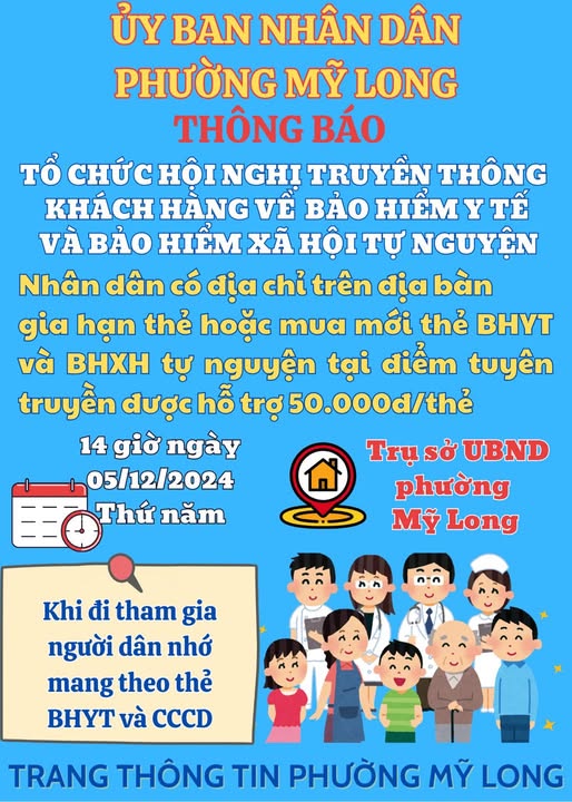 Nguồn: UBND phường Mỹ Long