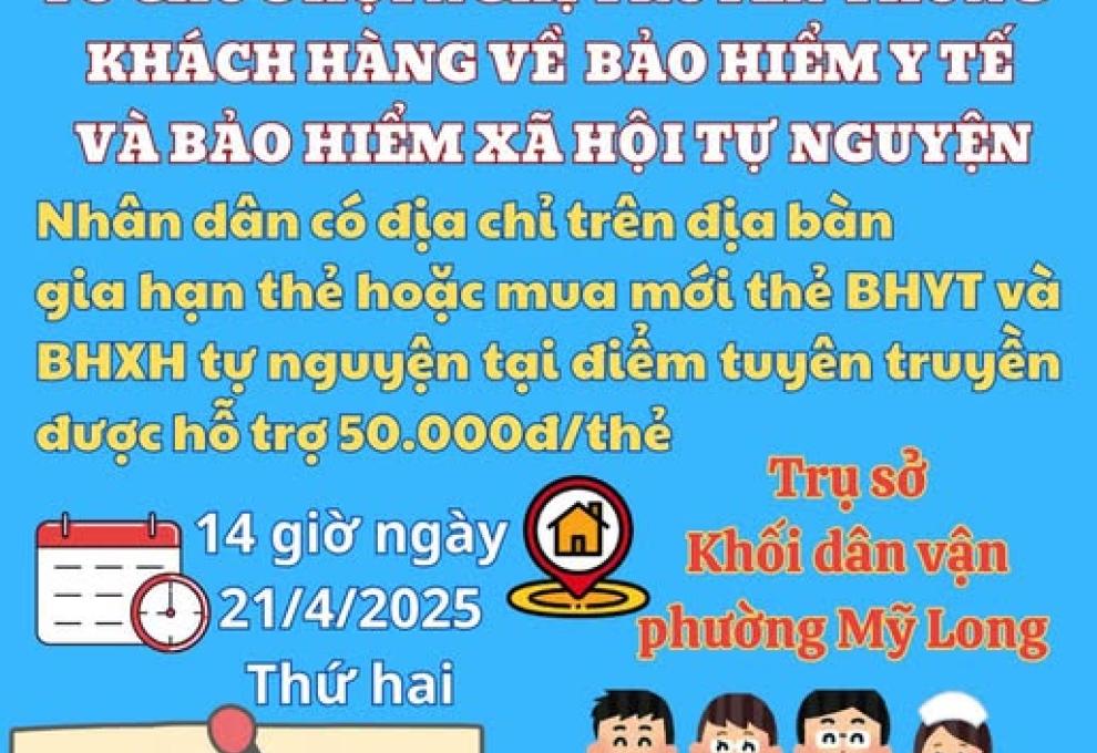 Nguồn: UBND phường Mỹ Long
