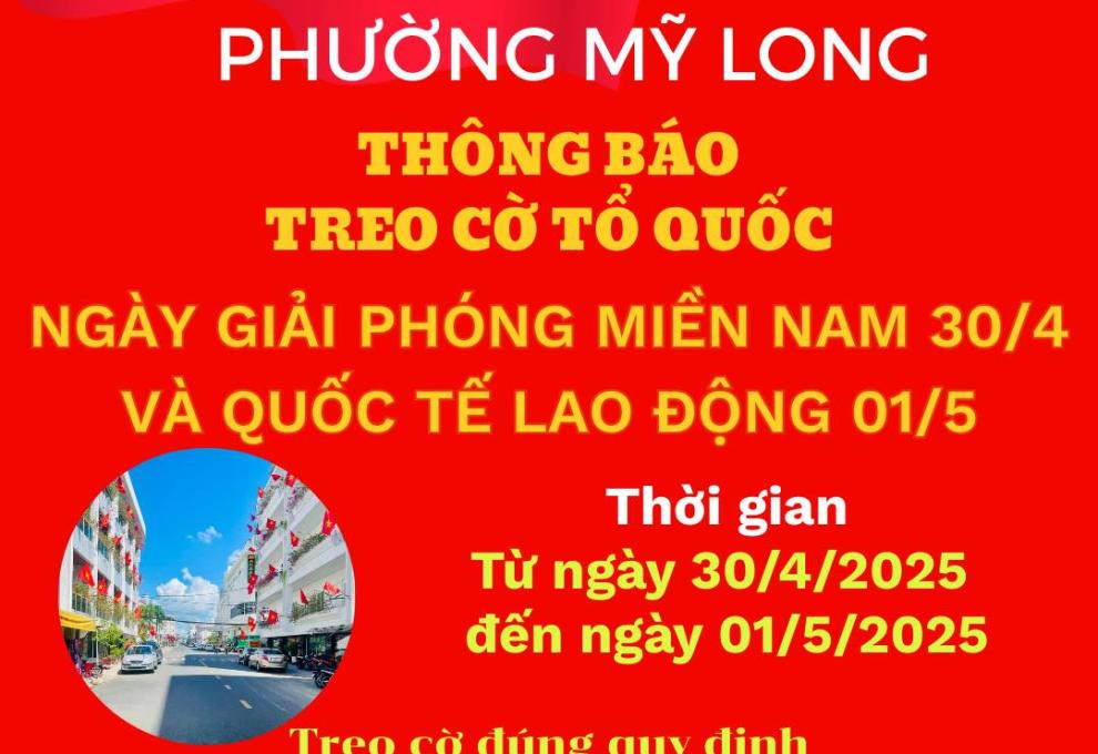 Nguồn: UBND phường Mỹ Long