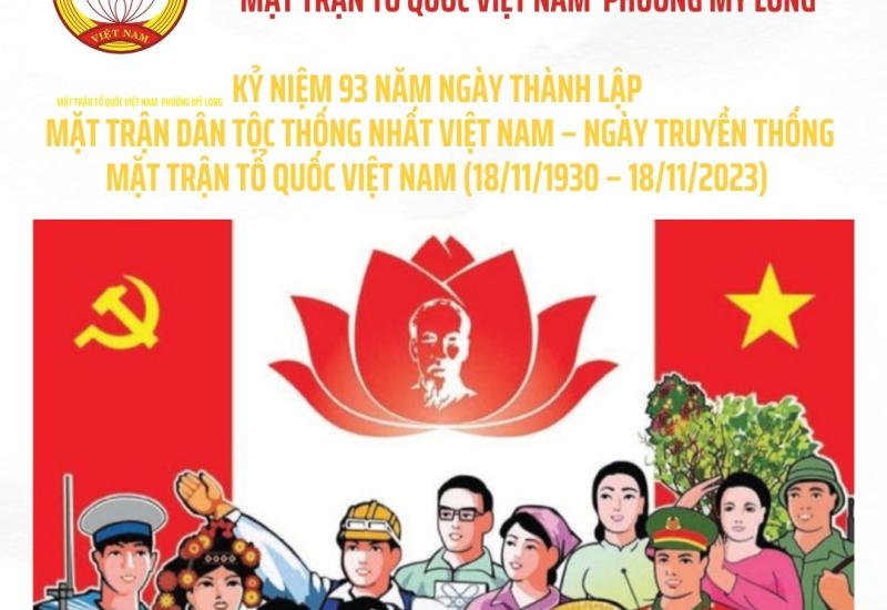 Kỷ niệm 93 năm ngày truyền thống MTTQVN (18/11/1930-18/11/2023)