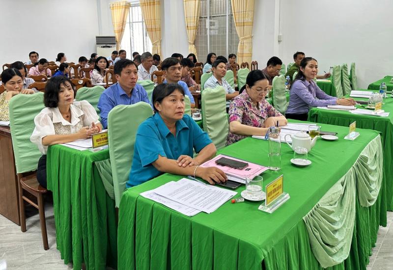 Hội nghị tổng kết công tác Đảng bộ phường Mỹ Long năm 2023