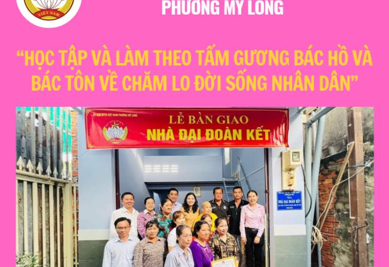 Nguồn: UBMTTQ Việt Nam phường Mỹ Long