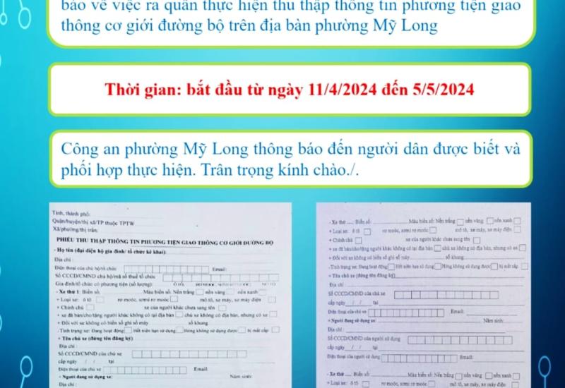 Nguồn: UBND phường Mỹ Long